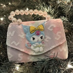 Cute Kuromi Purse with Pearl Handle